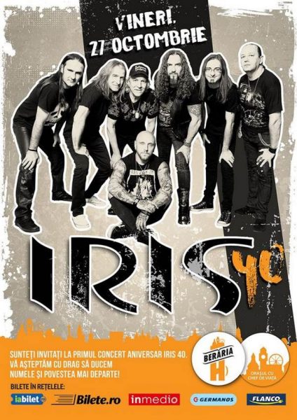 Poster eveniment IRIS 40 - concert aniversar
