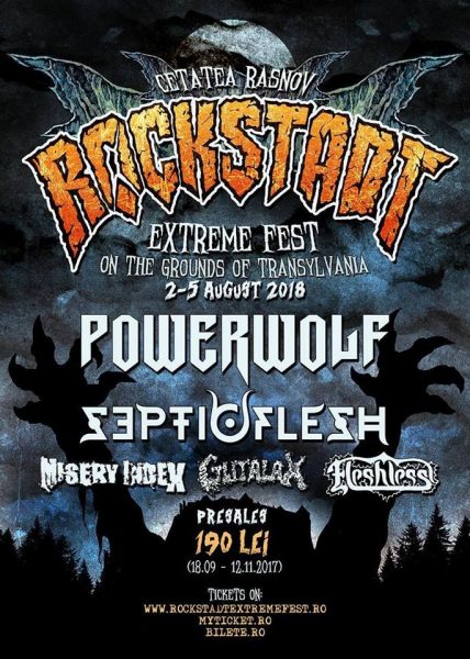 Poster eveniment Rockstadt Extreme Fest 2018