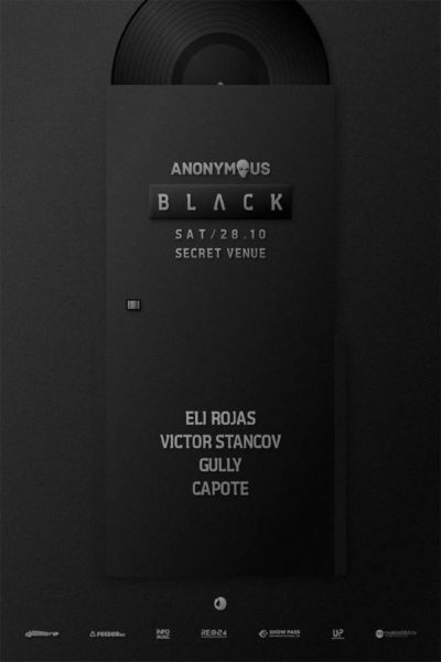 Poster eveniment Black Anonymous