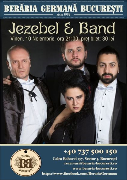 Poster eveniment Jezebel & Band