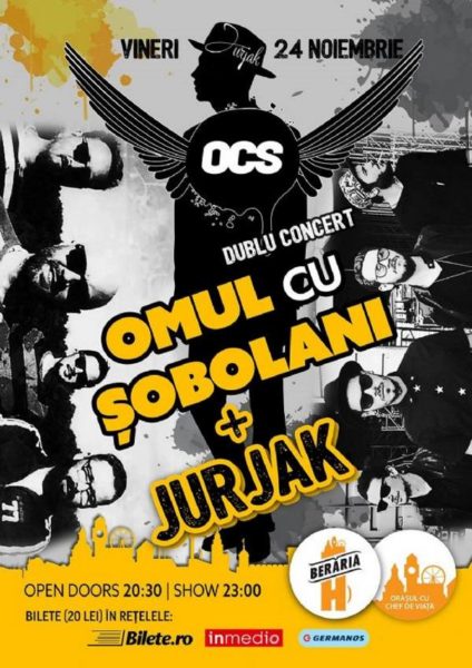 Poster eveniment Dublu concert: OCS + Jurjak