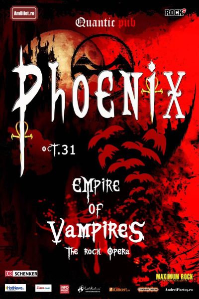 Poster eveniment Phoenix - Empire of Vampires
