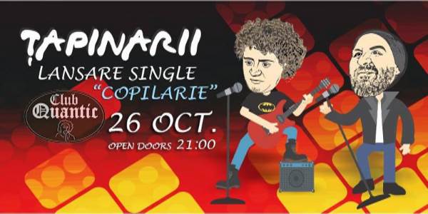 Poster eveniment Țapinarii - lansare single