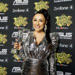 Andra câștigând trofeul Most Wanted Artist oferit de ASUS la Media Music Awards