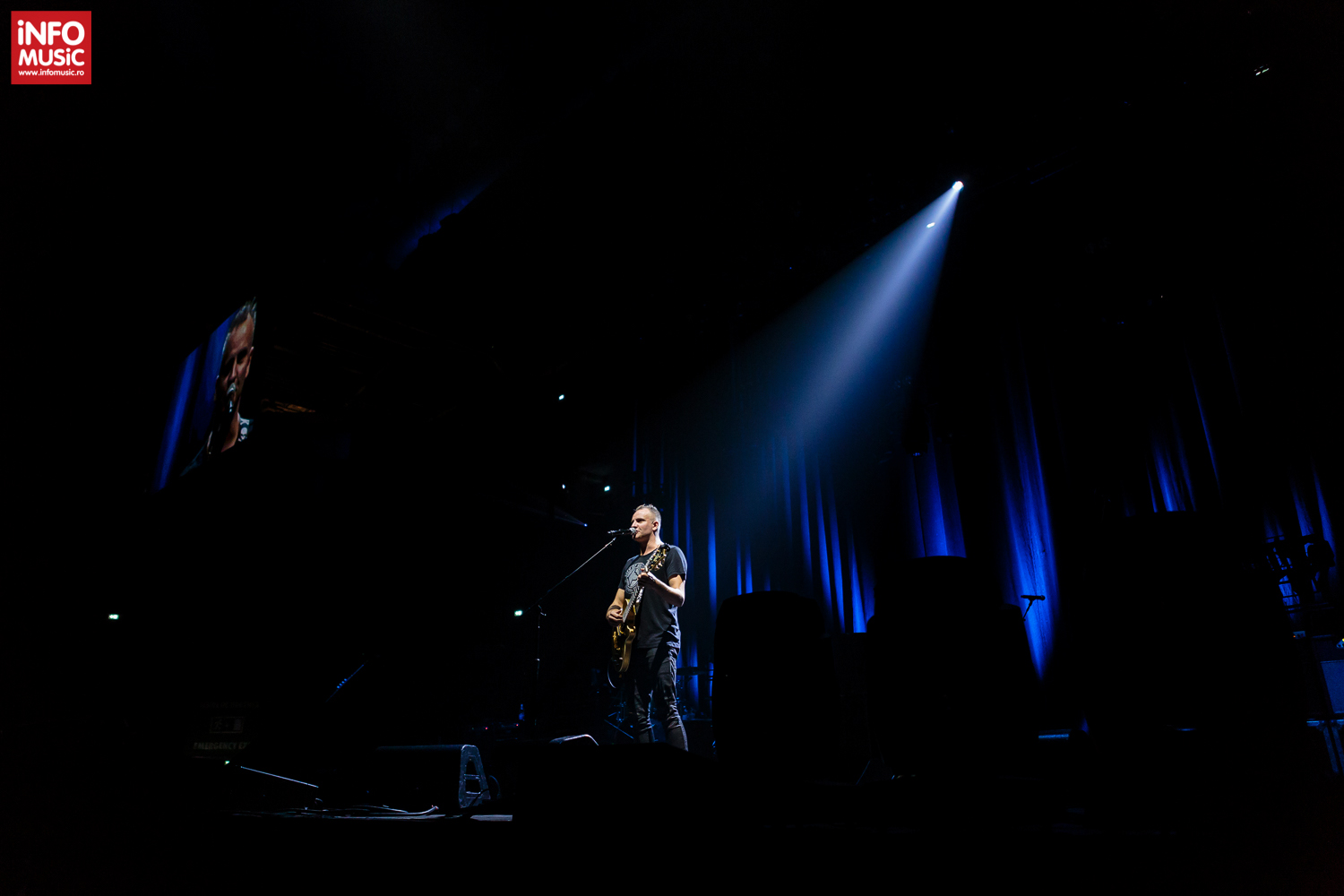Joe Sumner în deschiderea concertului Sting de la Cluj-Napoca (2017)