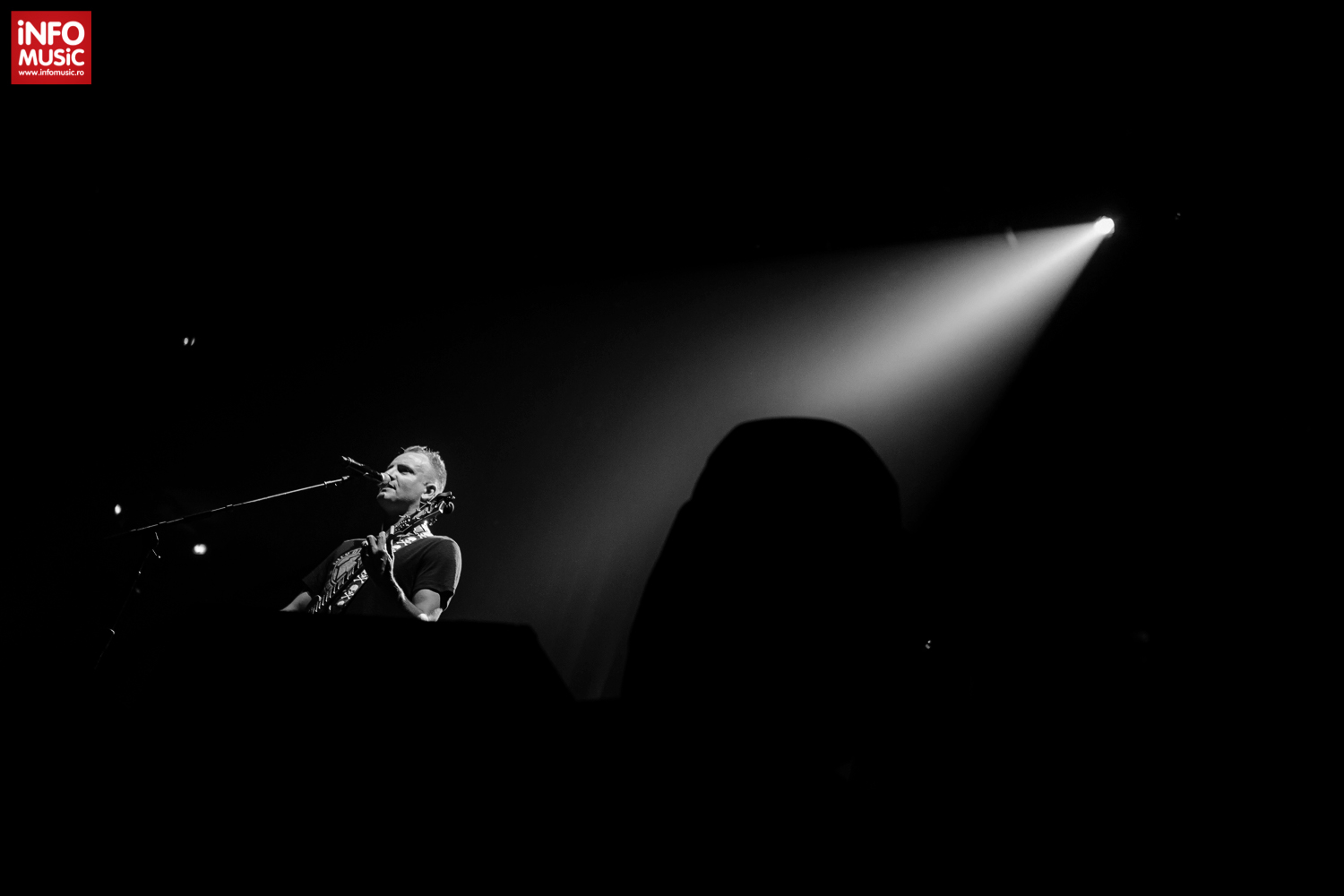 Joe Sumner în deschiderea concertului Sting de la Cluj-Napoca (2017)