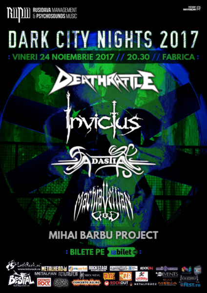 Poster eveniment Dark City Nights 2017