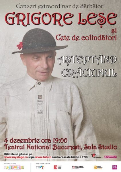 Poster eveniment Grigore Leșe - Așteptând Crăciunul