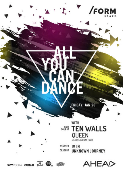 Poster eveniment All You Can Dance with Ten Walls