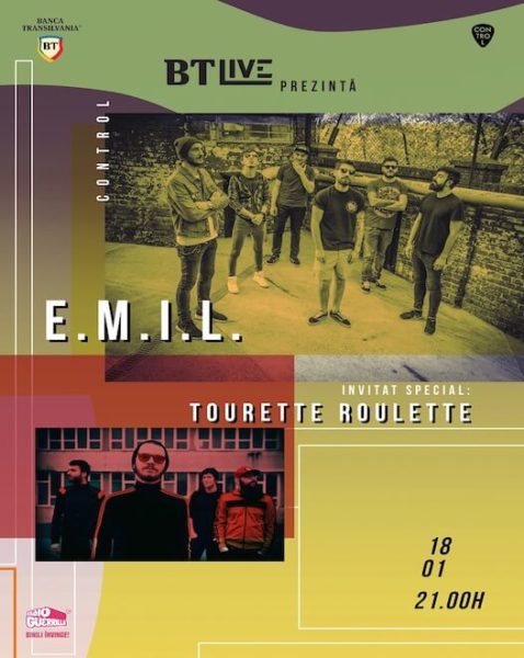Poster eveniment BTLive: E.M.I.L. | Tourette Roulette