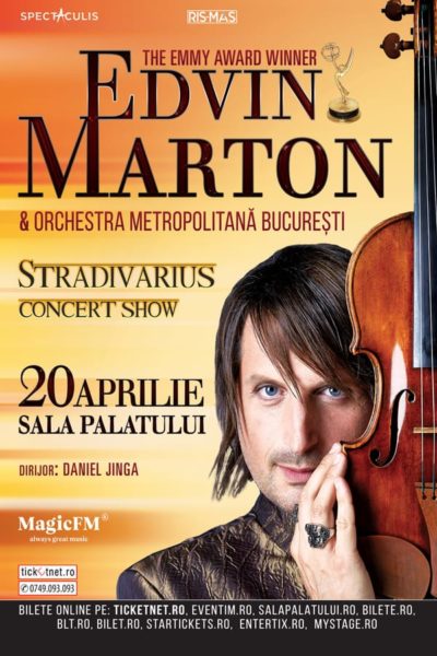Poster eveniment Edvin Marton - \"Stradivarius Concert Show\"