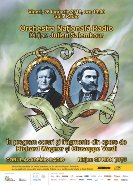 Poster eveniment Orchestra Națională Radio - Wagner, Verdi