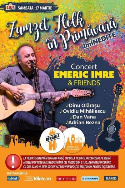 Poster eveniment Emeric Imre & Friends