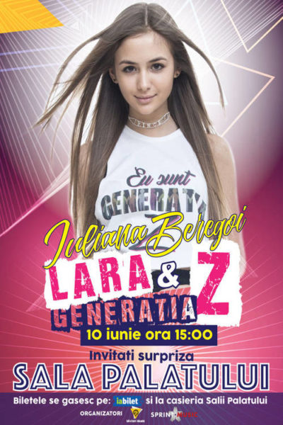 Poster eveniment Iuliana Beregoi