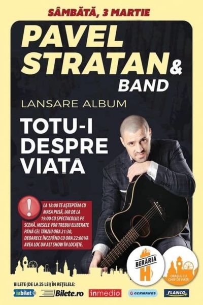 Poster eveniment Pavel Stratan