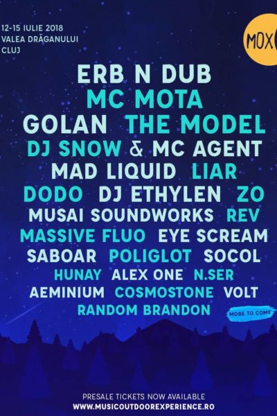 Poster eveniment Music Outdoor Experience 2018