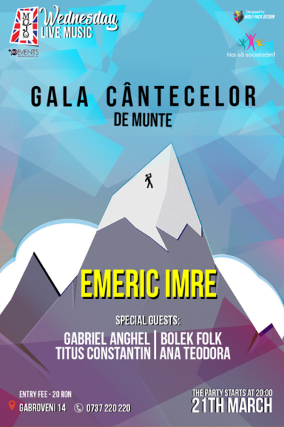 Poster eveniment Gala Cântecelor De Munte