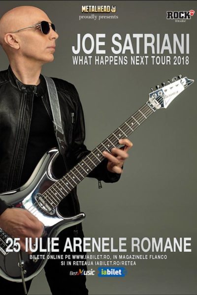 Poster eveniment Joe Satriani