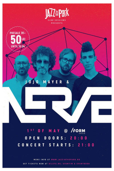Poster eveniment Jojo Mayer / Nerve