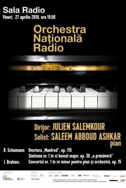 Poster eveniment Saleem Abboud Ashkar - Orchestra Națională Radio