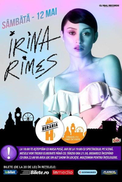 Poster eveniment Irina Rimes
