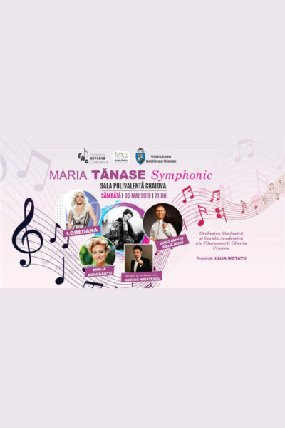 Poster eveniment Maria Tănase Symphonic