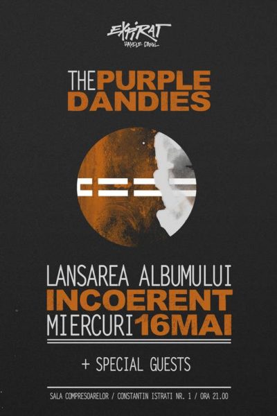 Poster eveniment The Purple Dandies