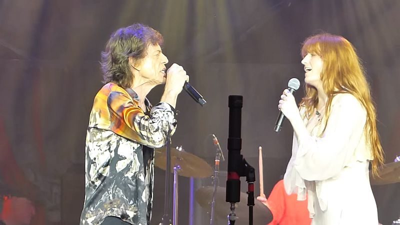 The Rolling Stones Florence Welch Wild Horses London Stadium concert 2018
