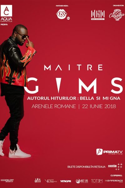 Poster eveniment Maître Gims - AMÂNAT