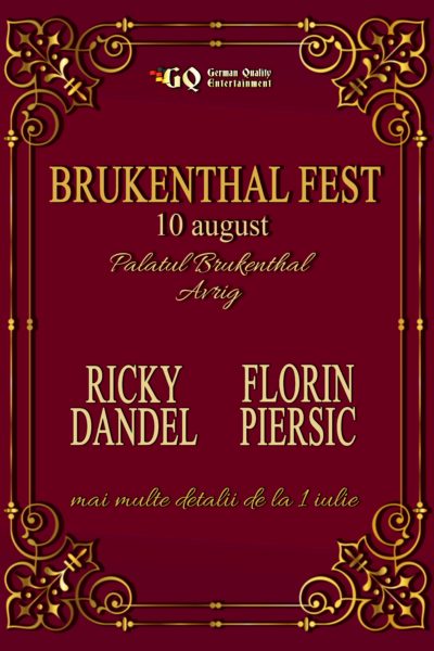 Poster eveniment Brukenthal Fest 2018