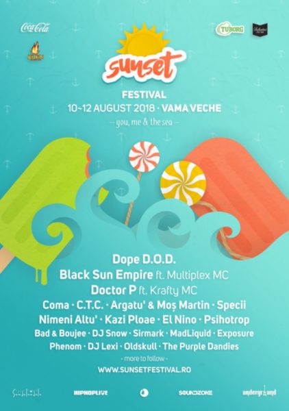 Poster eveniment Sunset Festival 2018