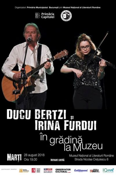 Poster eveniment Ducu Bertzi și Irina Furdui