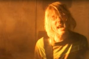 Kurt Cobain în clipul ”Smells Like Teen Spirit”