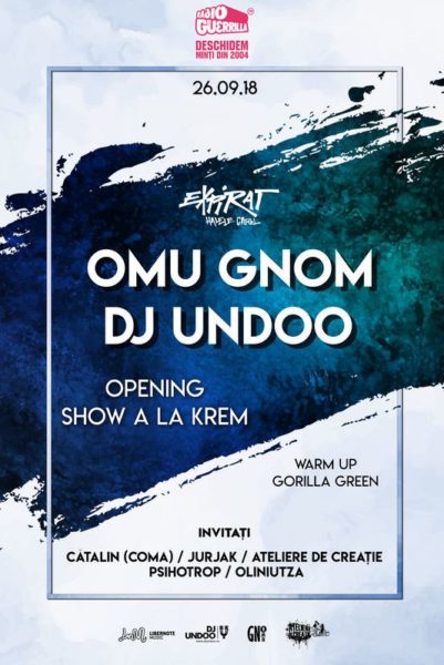 Poster eveniment Omu Gnom ~ DJ Undoo