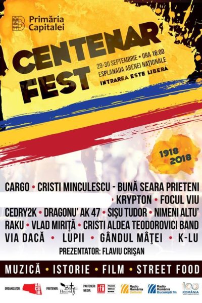 Poster eveniment Centenar Fest