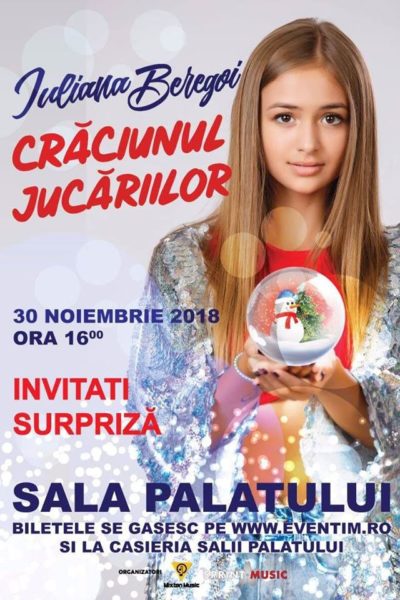 Poster eveniment Iuliana Beregoi - Crăciunul Jucăriilor