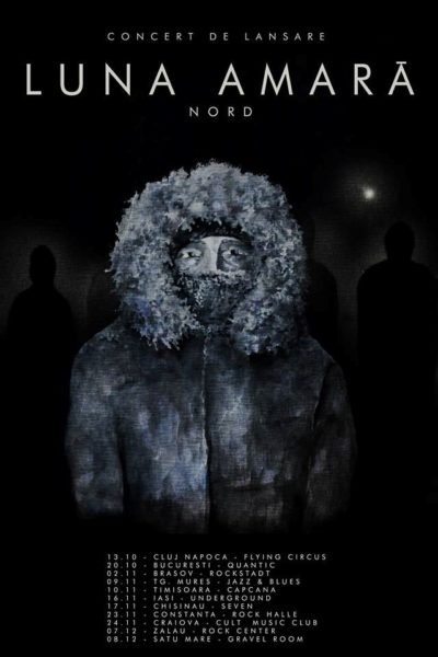 Poster eveniment Luna Amară - lansare album \"Nord\"