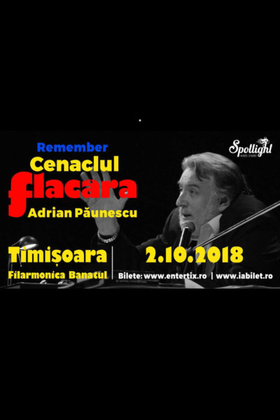 Poster eveniment Remember Cenaclul Flacăra