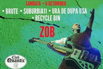 Poster eveniment ZOB / Recycle BIN / Ura De După Ușă / Suburbia11 / Brute