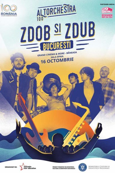 Poster eveniment ALTorchestra 100 cu Zdob și Zdub