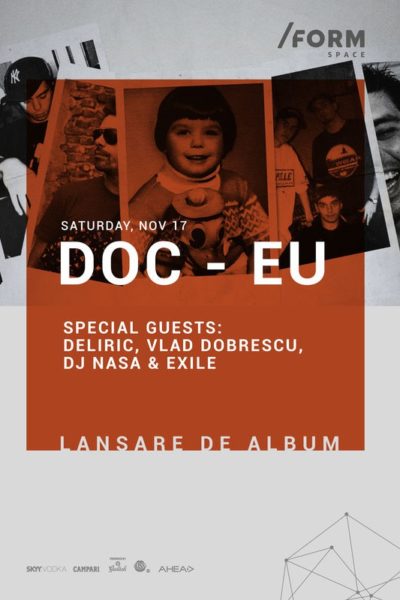 Poster eveniment DOC - Lansare de album \"Eu\"