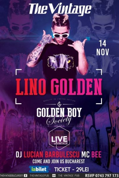 Poster eveniment Lino Golden