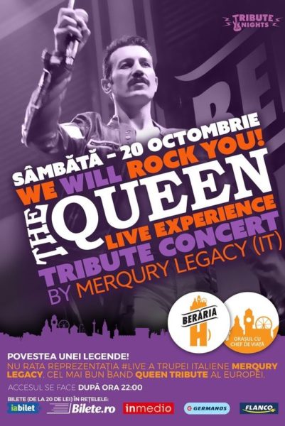 Poster eveniment Queen Tribute