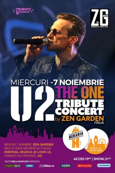 Poster eveniment U2 Tribute Concert