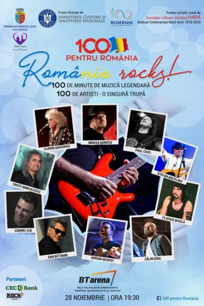 Poster eveniment 100 pentru România