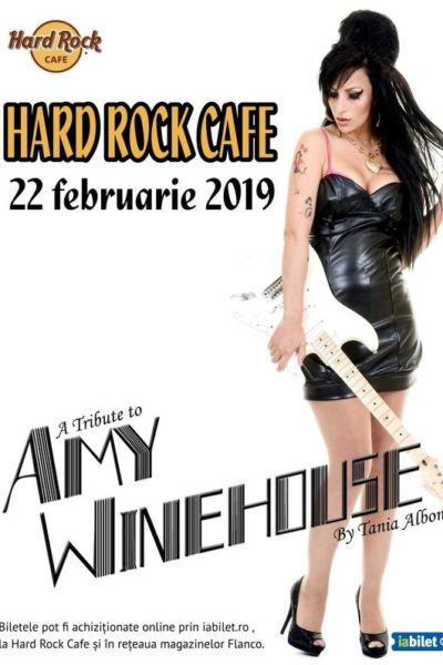 Poster eveniment Amy Winehouse Tribute - ANULAT