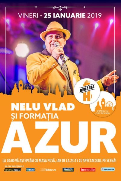 Poster eveniment Azur și Nelu Vlad