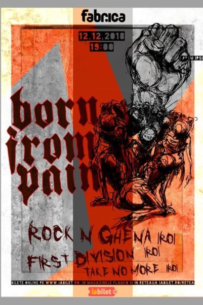 Poster eveniment Born From Pain