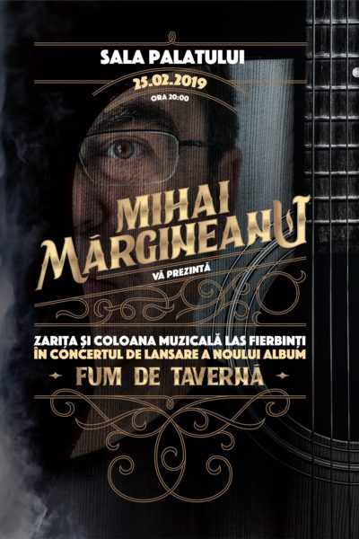 Poster eveniment Mihai Mărgineanu - lansare album