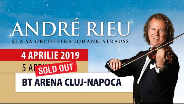 André Rieu susţine încă un concert la BT ARENA din Cluj-Napoca!